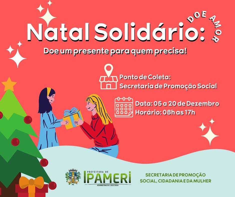 Poá lança Natal Solidário no próximo dia 13 - Prefeitura Municipal de Poá