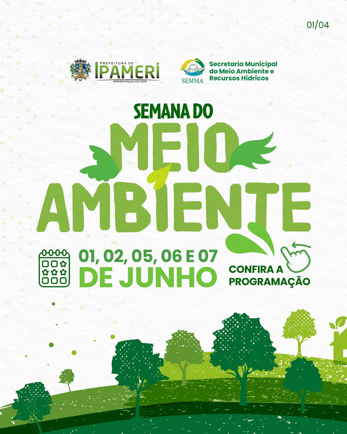 Vem aí a Semana do Meio Ambiente com diversas atividades