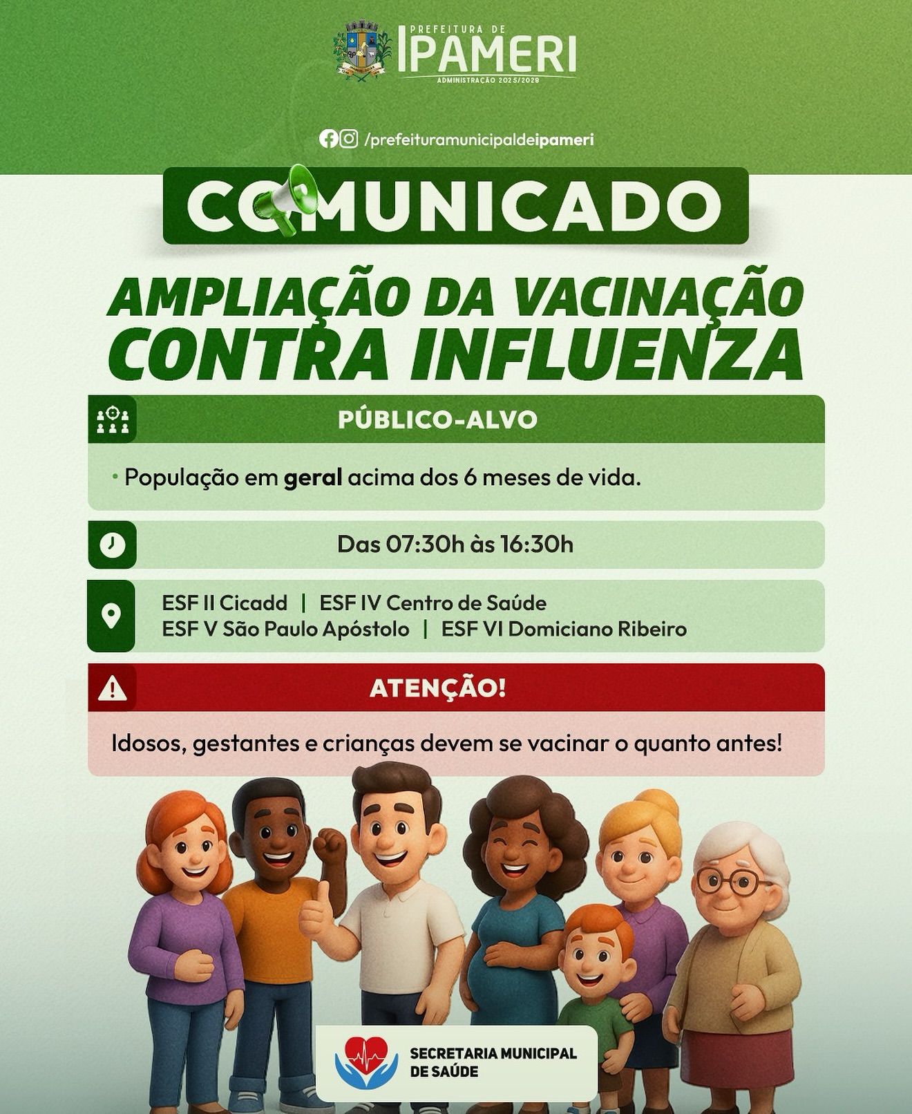 Ampliação da Vacinação Contra Influenza