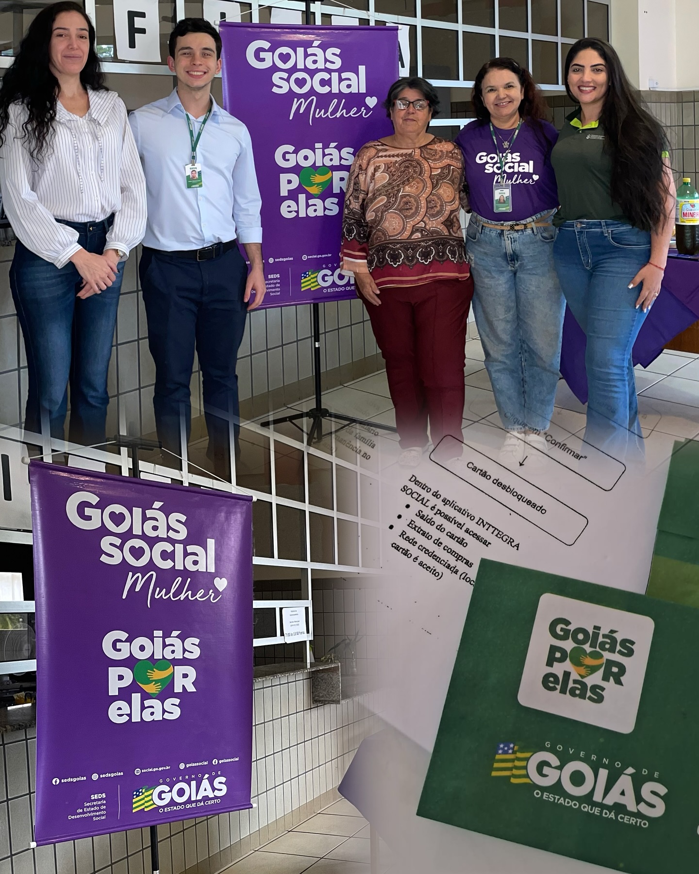 Entrega dos cartões do Programa Goiás Por Elas