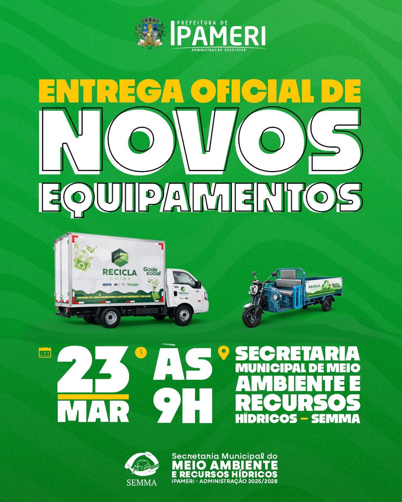 Entrega Oficial de Novos Equipamentos